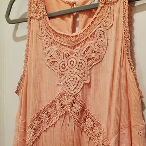Peach Dress